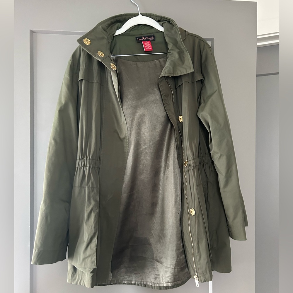 Liza Byrd Olive Green Coat